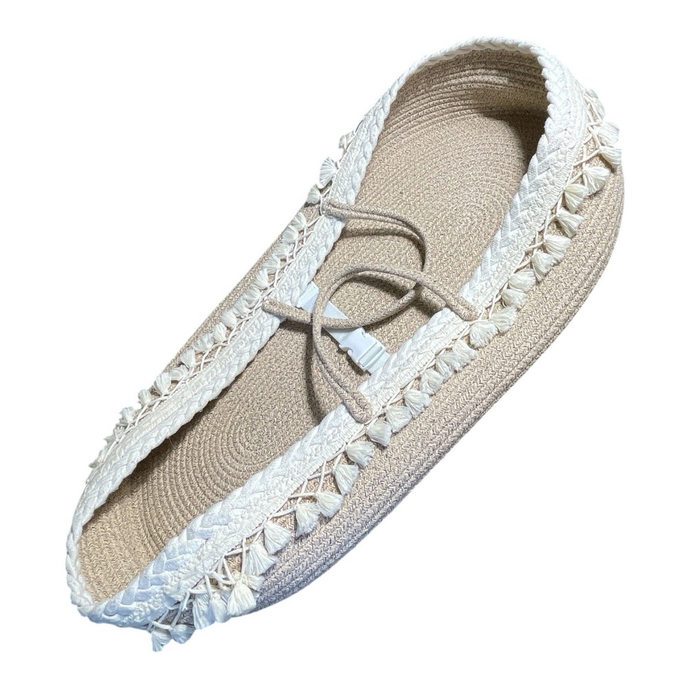 Baby‎ Changing Basket Handmade Boho Cotton Safety Strap Soft Foldable